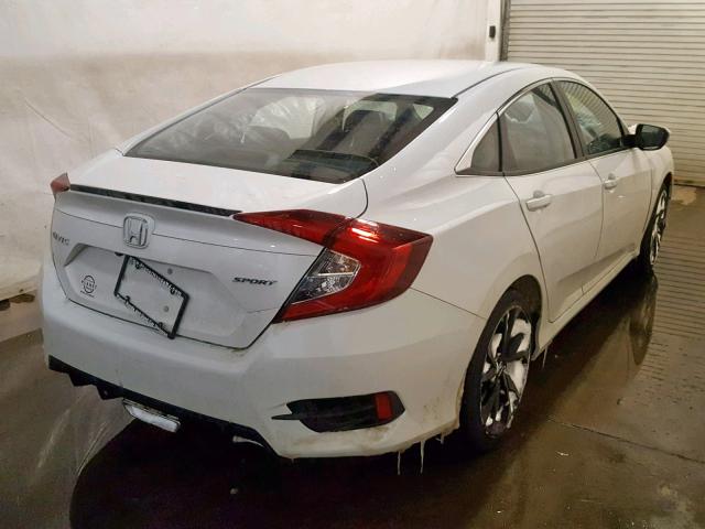 2HGFC2F83KH520669 - 2019 HONDA CIVIC SPOR WHITE photo 4