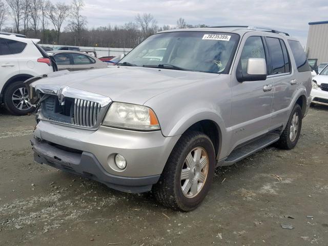 5LMEU68H65ZJ13373 - 2005 LINCOLN AVIATOR 银色 照片 2