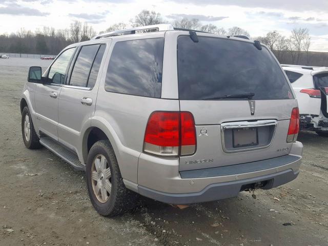 5LMEU68H65ZJ13373 - 2005 LINCOLN AVIATOR 银色 照片 3