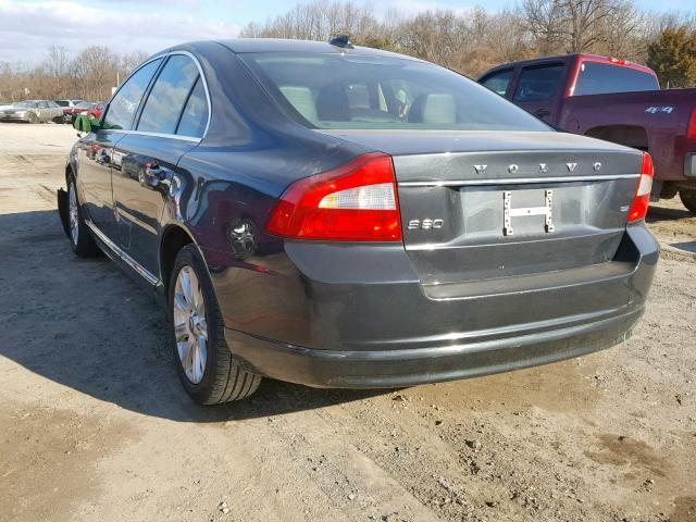 YV1AS982891106190 - 2009 VOLVO S80 3.2 CHARCOAL photo 3