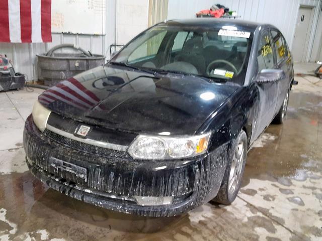 1G8AL52F63Z153972 - 2003 SATURN ION LEVEL BLACK photo 2