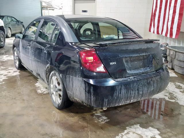 1G8AL52F63Z153972 - 2003 SATURN ION LEVEL BLACK photo 3