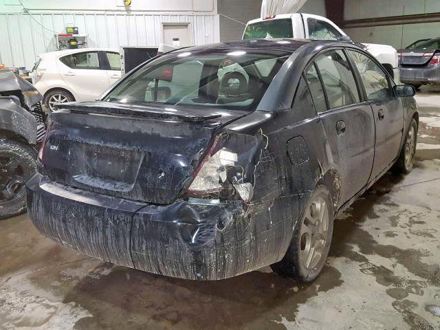 1G8AL52F63Z153972 - 2003 SATURN ION LEVEL BLACK photo 4