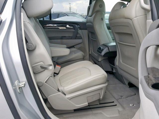 5GAKRBKDXEJ266137 - 2014 BUICK ENCLAVE SILVER photo 6