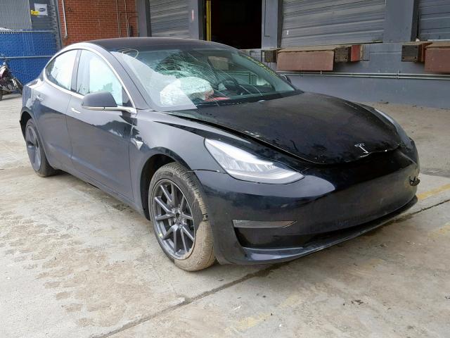 5YJ3E1EB9JF170388 - 2018 TESLA MODEL 3 BLACK photo 1