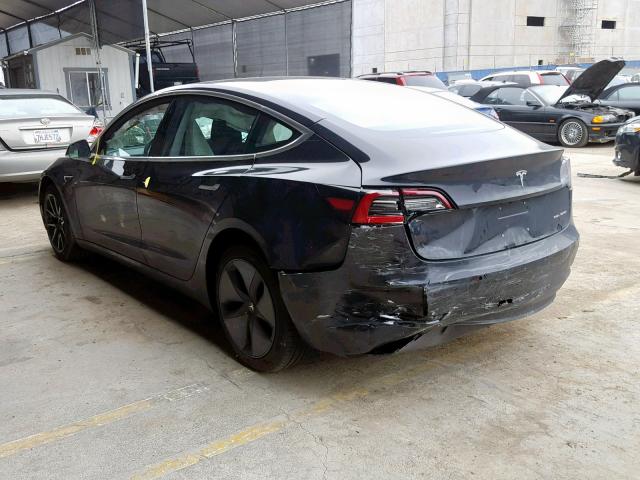 5YJ3E1EB9JF170388 - 2018 TESLA MODEL 3 BLACK photo 3