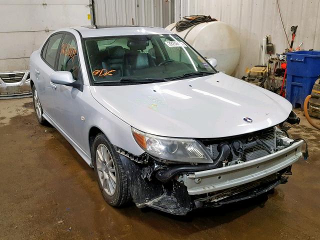 YS3FB49Y681015508 - 2008 SAAB 9-3 2.0T SILVER photo 1