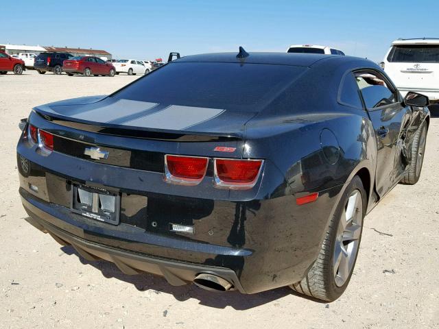 2G1FK1EJ4C9103369 - 2012 CHEVROLET CAMARO 2SS BLACK photo 4