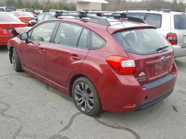 JF1GPAS66DH209564 - 2013 SUBARU IMPREZA SP RED photo 3