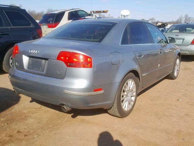 WAUDF78E16A145881 - 2006 AUDI A4 2.0T QU SILVER photo 4