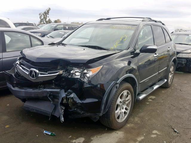 2HNYD286X9H513545 - 2009 ACURA MDX TECHNO BLACK photo 2