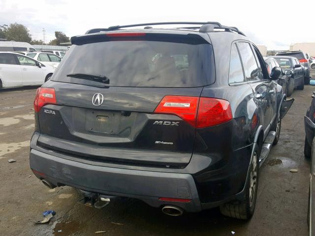 2HNYD286X9H513545 - 2009 ACURA MDX TECHNO BLACK photo 4