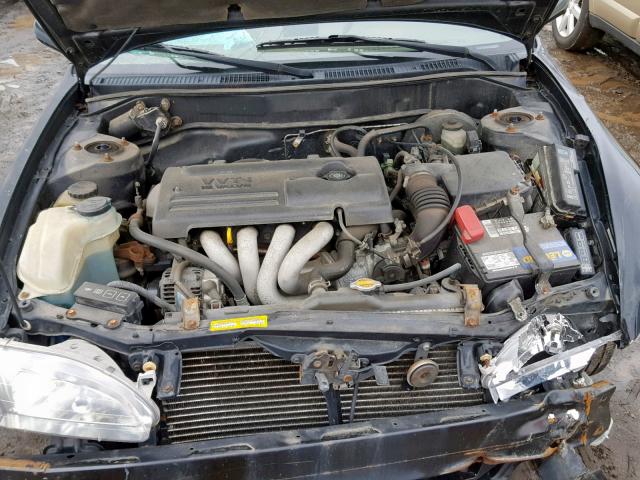 2T1BR12E8YC282774 - 2000 TOYOTA COROLLA VE BLACK photo 7