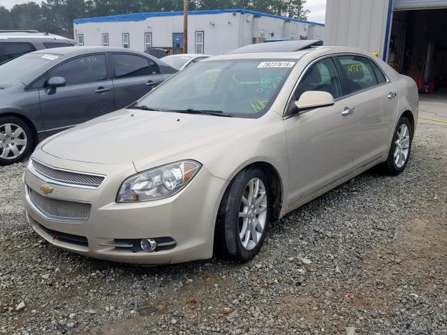 1G1ZG5E7XCF310379 - 2012 CHEVROLET MALIBU LTZ SILVER photo 2