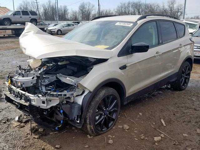 1FMCU9GD1JUB08633 - 2018 FORD ESCAPE SE TAN photo 2