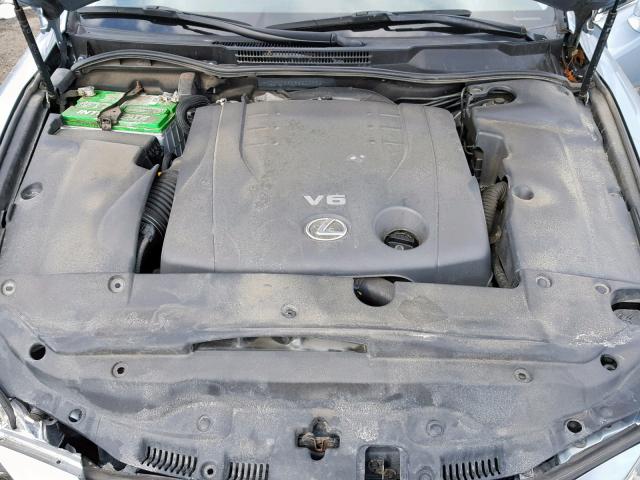 JTHCK262965007857 - 2006 LEXUS IS 250 BLUE photo 7