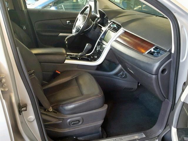 2FMDK4KC7BBA92764 - 2011 FORD EDGE LIMIT SILVER photo 5