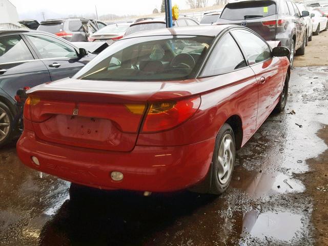 1G8ZY12761Z251399 - 2001 SATURN SC2 RED photo 4