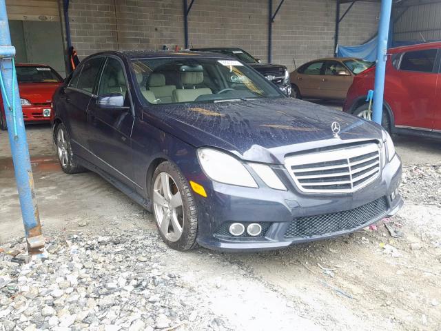 WDDHF5GB3AA213905 - 2010 MERCEDES-BENZ E 350 BLUE photo 1