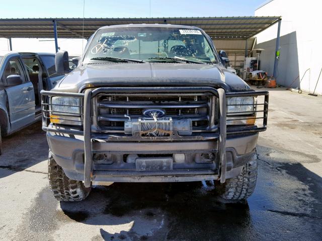 1FTSW31P84EA54157 - 2004 FORD F350 SRW S GRAY photo 10