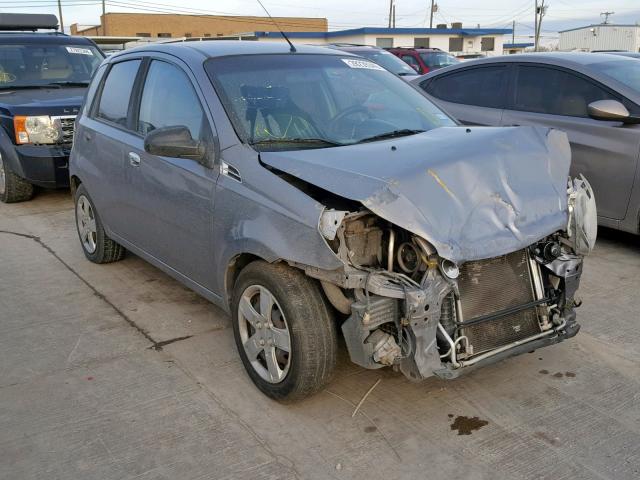 KL1TG6DE2BB162406 - 2011 CHEVROLET AVEO LT GRAY photo 1