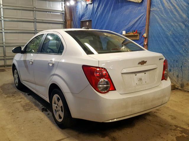 1G1JA5SG2F4220145 - 2015 CHEVROLET SONIC LS თეთრი ფოტო 3