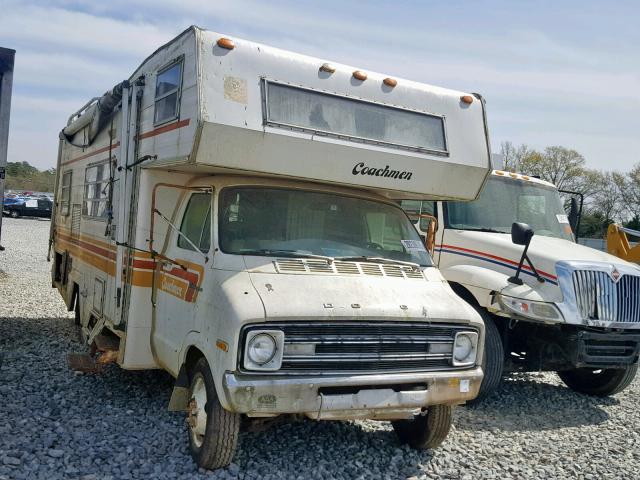 F44CF6V104359 - 1976 DODGE COACHMEN BLACK photo 1