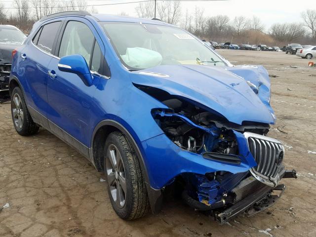 KL4CJASB5EB615969 - 2014 BUICK ENCORE BLUE photo 1