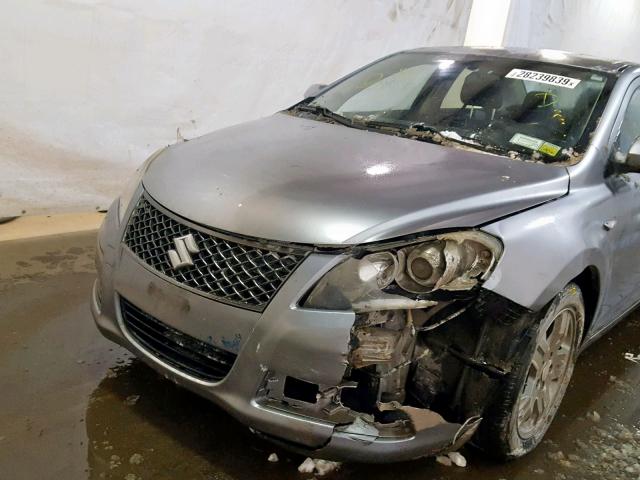 JS2RF9A16A6100271 - 2010 SUZUKI KIZASHI S GRAY photo 9