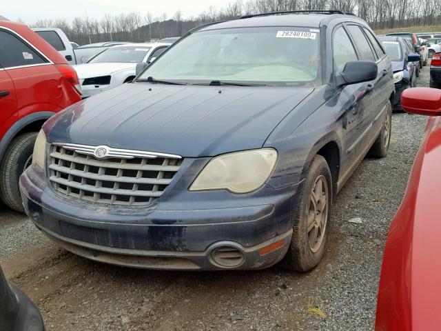 2A8GF48X17R366242 - 2007 CHRYSLER PACIFICA BLUE photo 2