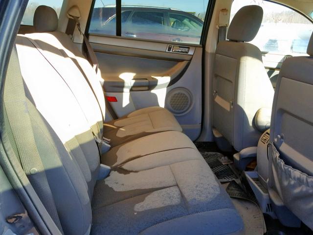 2A8GF48X17R366242 - 2007 CHRYSLER PACIFICA BLUE photo 6