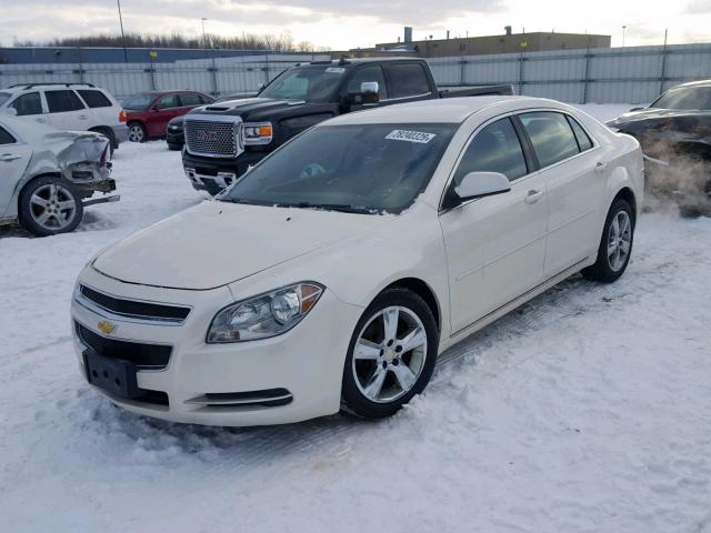 1G1ZD5EU6BF397758 - 2011 CHEVROLET MALIBU 2LT WHITE photo 2