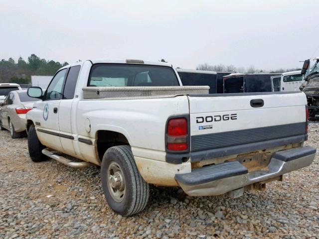 1B7KC23D9WJ146135 - 1998 DODGE RAM 2500 WHITE photo 3