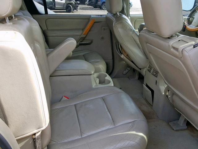 5N3AA08C64N804170 - 2004 INFINITI QX56 GOLD photo 6