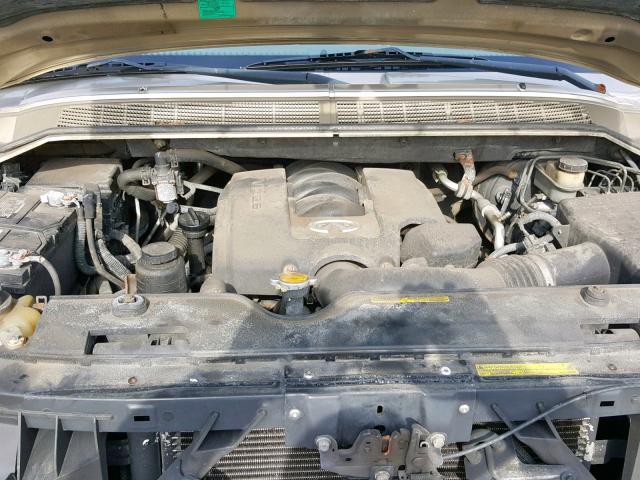 5N3AA08C64N804170 - 2004 INFINITI QX56 GOLD photo 7