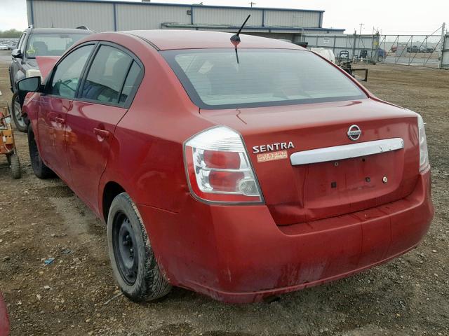 3N1AB6APXAL661751 - 2010 NISSAN SENTRA 2.0 MAROON photo 3