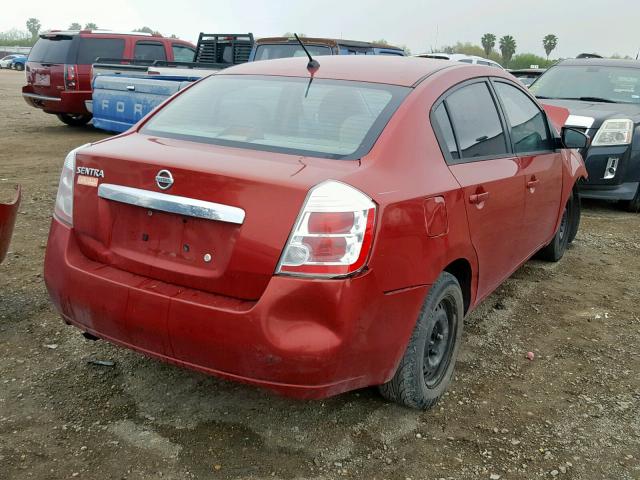 3N1AB6APXAL661751 - 2010 NISSAN SENTRA 2.0 MAROON photo 4