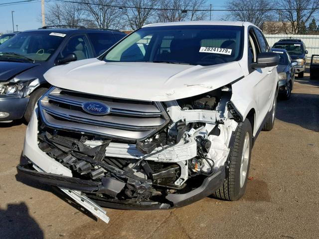 2FMPK3G9XJBC22684 - 2018 FORD EDGE SE WHITE photo 2