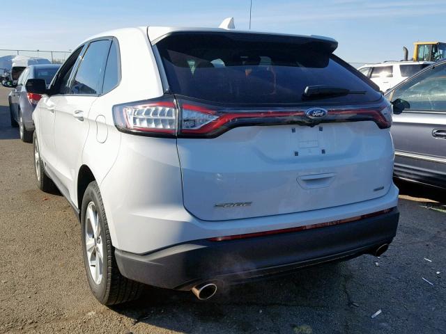 2FMPK3G9XJBC22684 - 2018 FORD EDGE SE WHITE photo 3