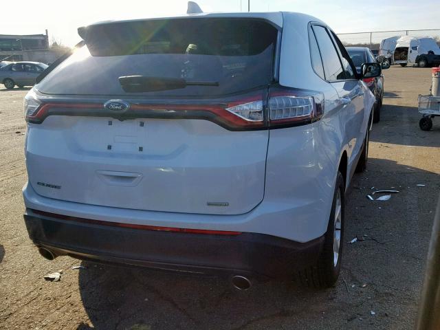 2FMPK3G9XJBC22684 - 2018 FORD EDGE SE WHITE photo 4