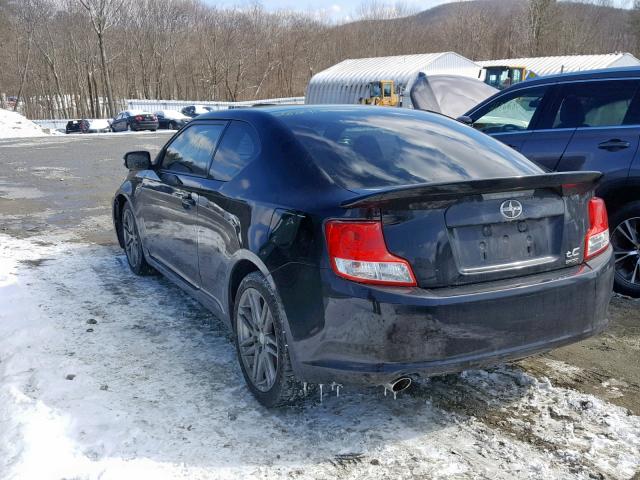 JTKJF5C78D3058511 - 2013 TOYOTA SCION TC BLACK photo 3