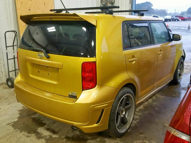 JTLKE50E181056025 - 2008 TOYOTA SCION XB GOLD photo 4