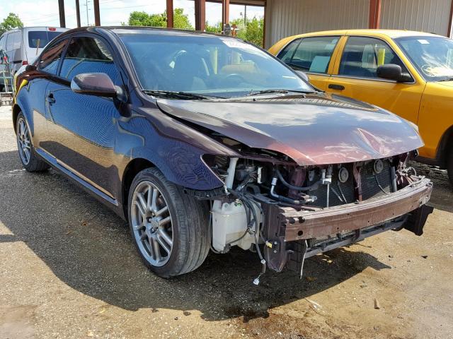 JTKDE167380229323 - 2008 TOYOTA SCION TC ბურგუნდია ფოტო 1