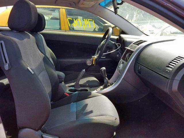 JTKDE167380229323 - 2008 TOYOTA SCION TC ბურგუნდია ფოტო 5
