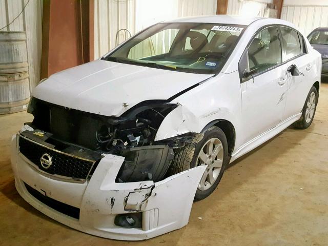 3N1AB61E59L663885 - 2009 NISSAN SENTRA 2.0 WHITE photo 2