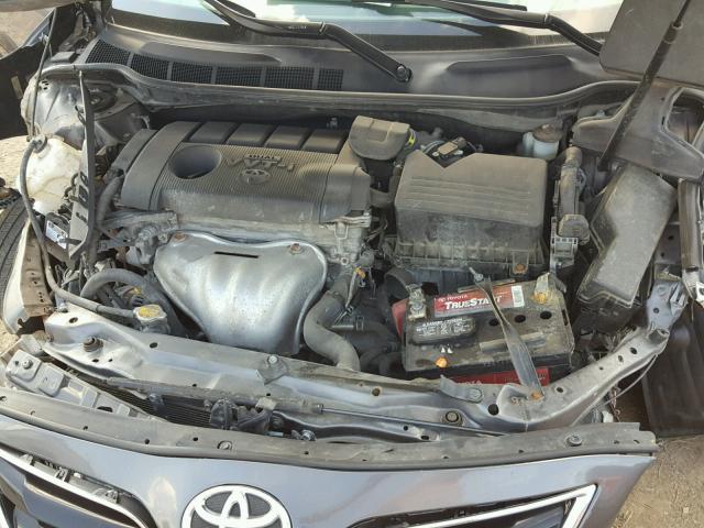 4T4BF3EK5BR123888 - 2011 TOYOTA CAMRY BASE GRAY photo 7
