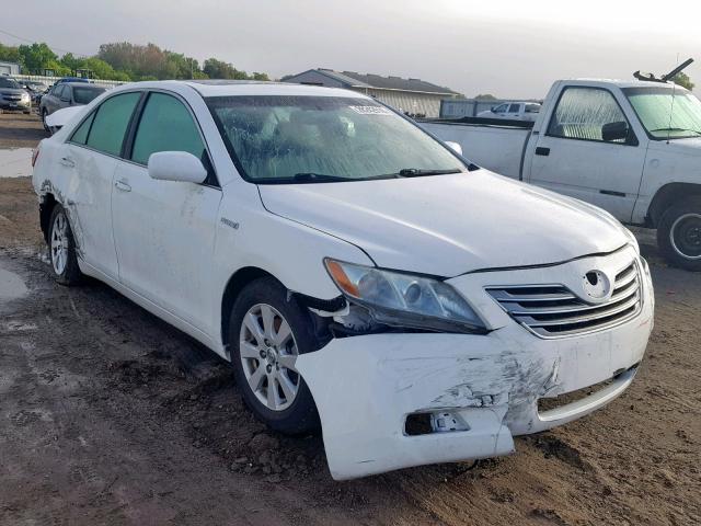 4T1BB46K79U080904 - 2009 TOYOTA CAMRY HYBR WHITE photo 1