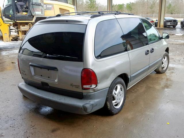 1P4GP45RXVB372591 - 1997 PLYMOUTH VOYAGER SE SILVER photo 4