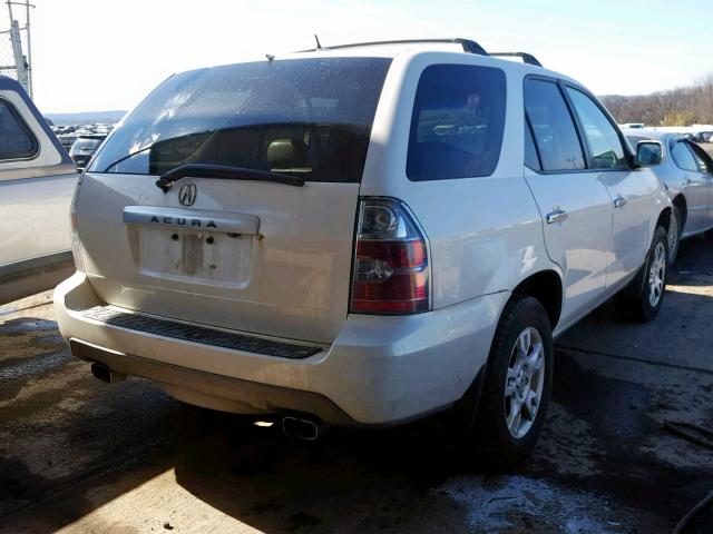 2HNYD18986H540680 - 2006 ACURA MDX TOURIN WHITE photo 4