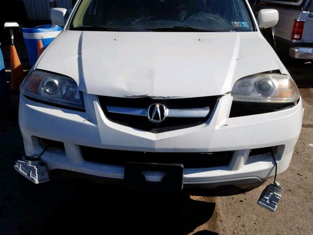 2HNYD18986H540680 - 2006 ACURA MDX TOURIN WHITE photo 7